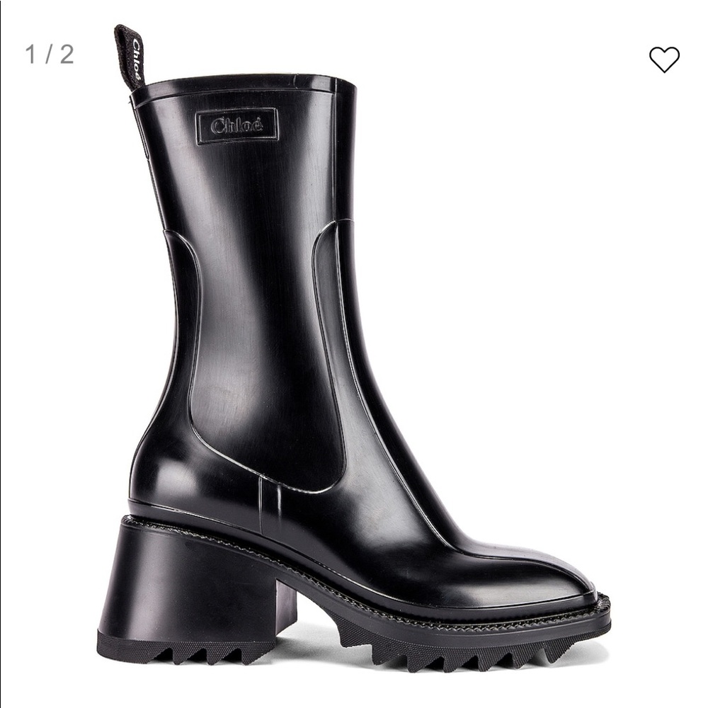 CHLOE Betty Boots Size 38 Color Black